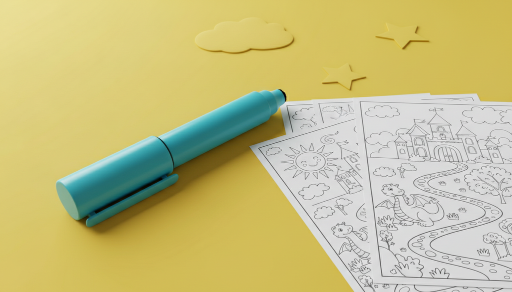 Space Robot Coloring Book