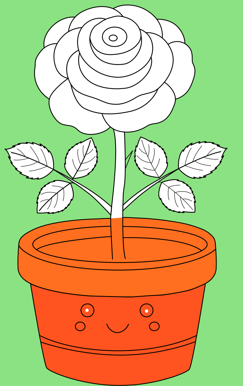 Roses Coloring Book