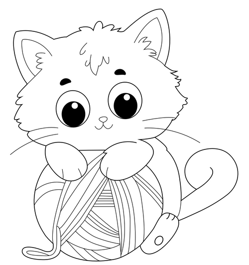 Kitten Coloring Books